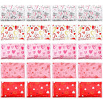 Teling Valentine Day Pocket Tissues twenty five pack front view showing romantic heart themed retail packaging.