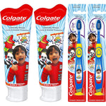 Colgate Kids Ryan's World Toothpaste and Toothbrush Set front view oral care kit