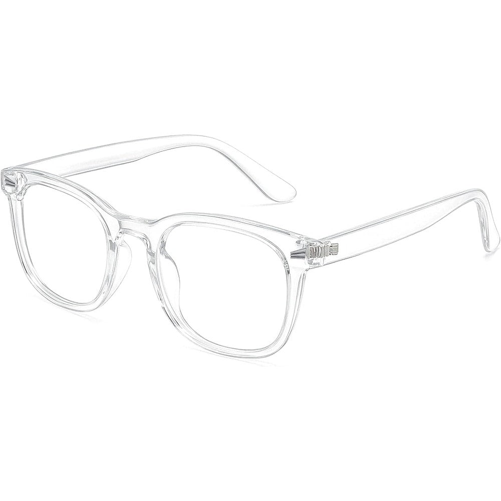 NZKNP blue light glasses front view clear frame style