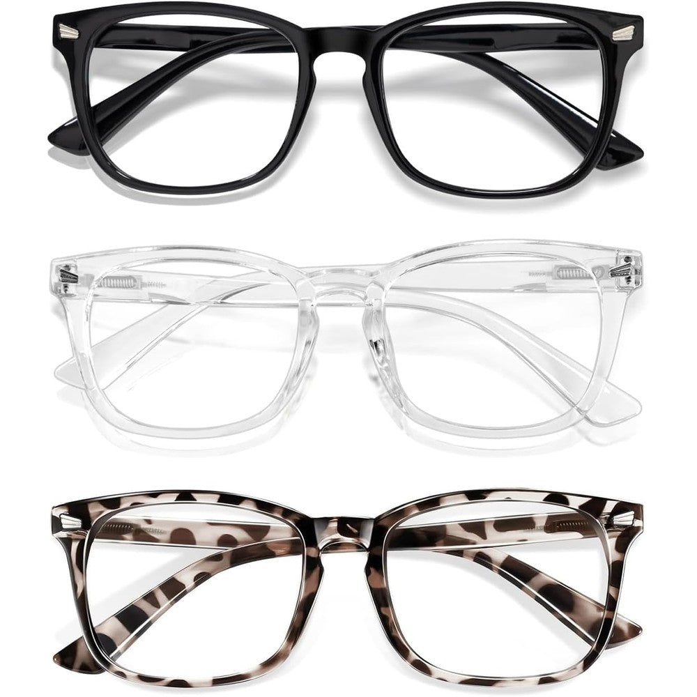 Cheers Devices blue light blocking glasses for kids front view showing the unbreakable square frame layout.