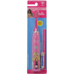 Brush Buddies Barbie Battery Operated Electric Toothbrush front view for kids oral hygiene.