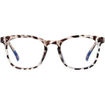ANDWOOD Blue Light Blocking Glasses front view of clear computer eyewear frame.
