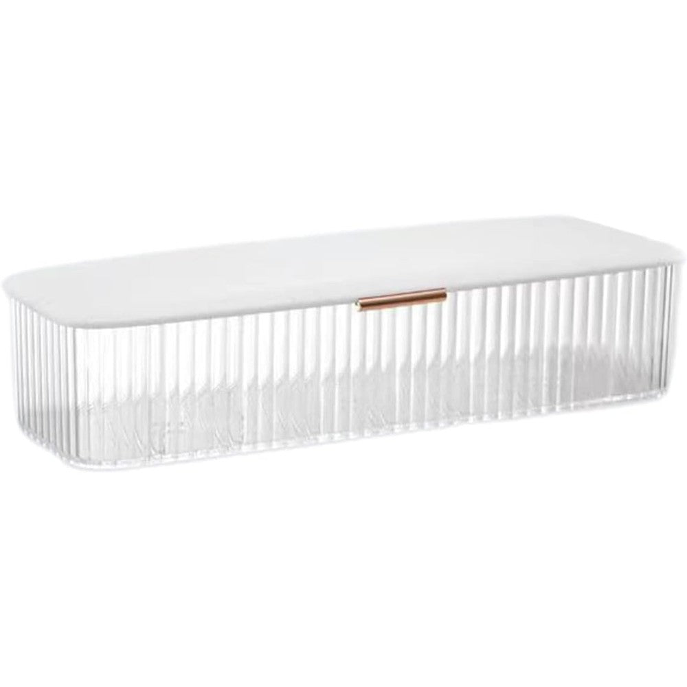 Aitime cosmetic contact lens storage organizer white front view