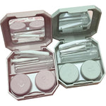 Howinn 2 pack contact lens travel case front view