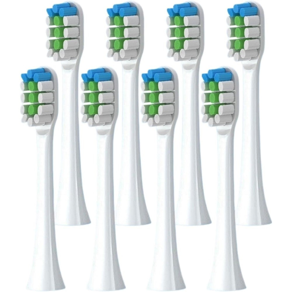 Zrksgbvyct Replacement Toothbrush Heads 8 pack front view compatible with ROAMAN
