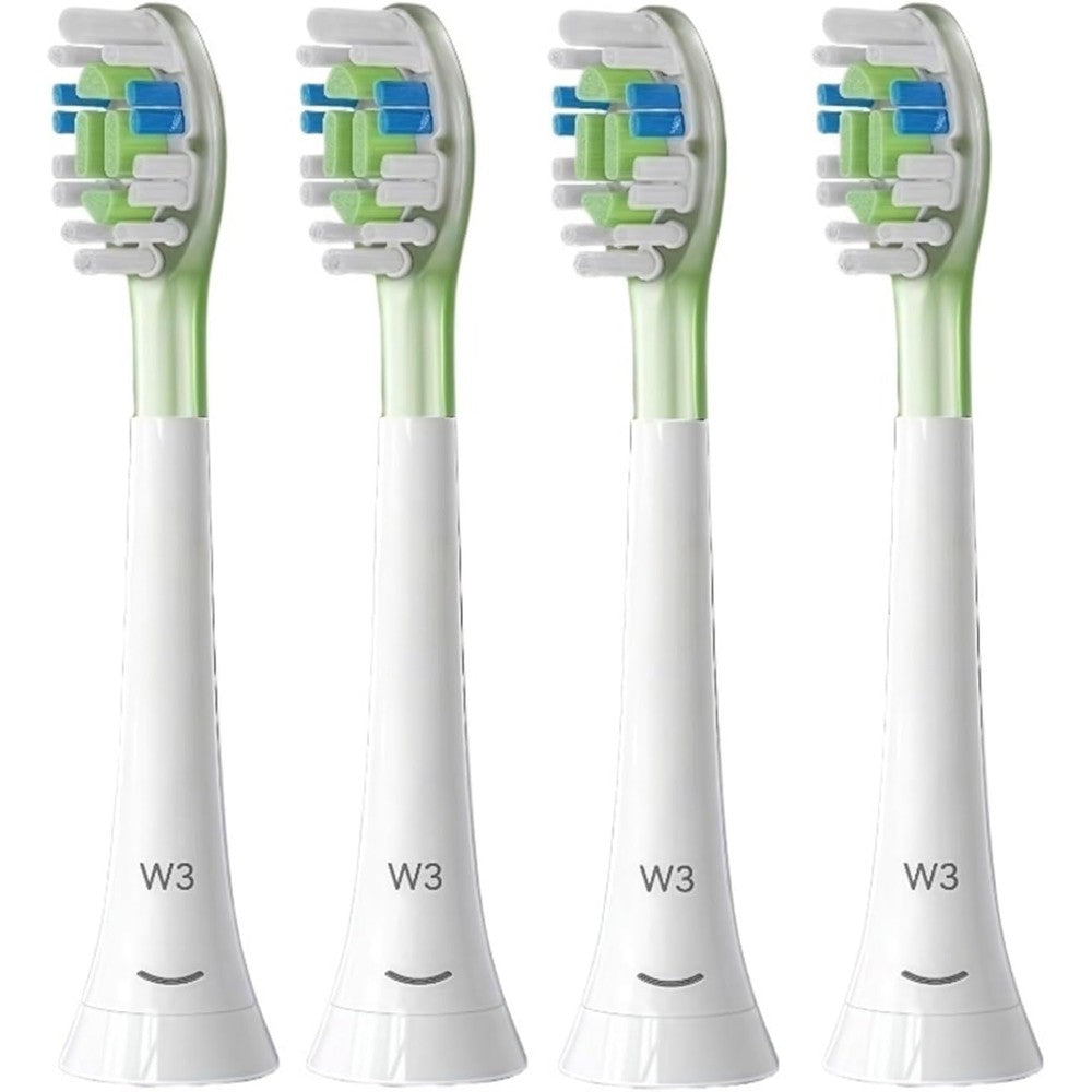 Orfdcnhlkc W3 Premium White replacement toothbrush heads 4 pack front view