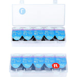 MUQING 2 Pack Colored Contact Lens Organizer Case front view