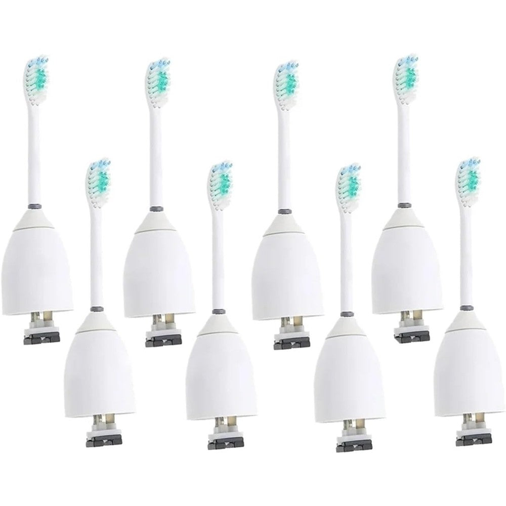 Quixpszto Replacement Electric Toothbrush Heads front view 8 pack for Philips Sonicare.