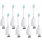 Quixpszto Replacement Electric Toothbrush Heads front view 8 pack for Philips Sonicare.