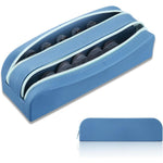 AITIME portable daily contact lens organizer blue front view