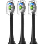 WTOSTIST replacement toothbrush heads pack of 3 front view sonic cleaning.