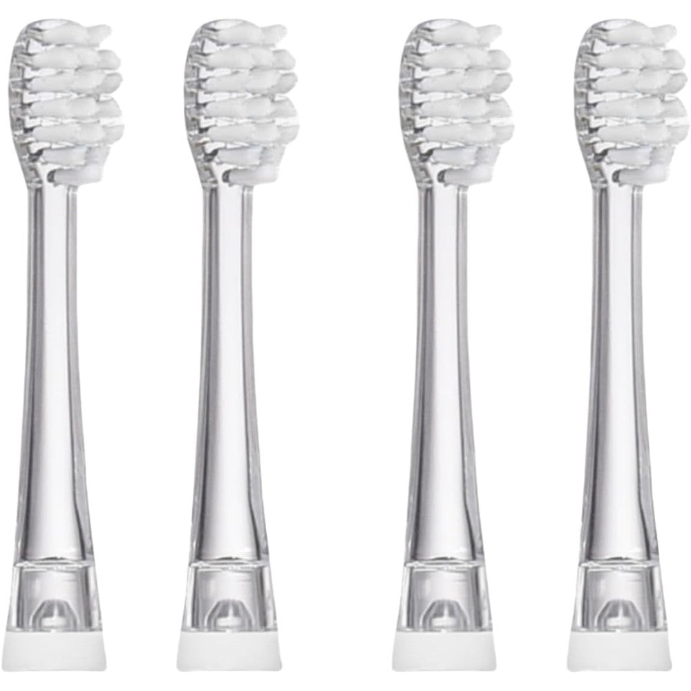 Generic Seago SG513 replacement brush heads 4 pack front view