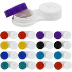 Aoutrow 16 pack mini contact lens case box set front view
