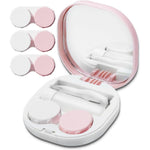 Vastsoon contact lens case blush petal front view