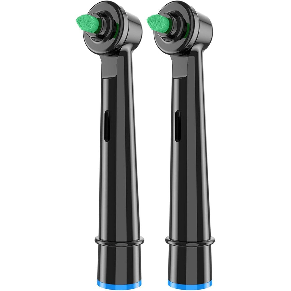Inuso Interdental Replacement Toothbrush Heads 2-Pack front view for braces cleaning.