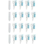 Ustbaly Dual Action Electric Replacement Toothbrush Heads 16 pack front view