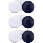 RHUI Contact Lens Case for Travel Black front view