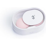 3n ReO2 Mini Pro Soft Contact Lens Cleaner in white front view showing compact charging case.