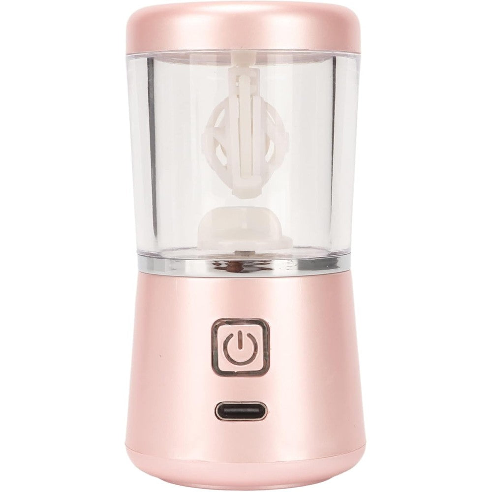 Chengusy automatic contact lens cleaner machine front view showing pink design and power button