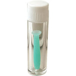 Tiosen contact lens insertion and removal tool front view green silicone applicator