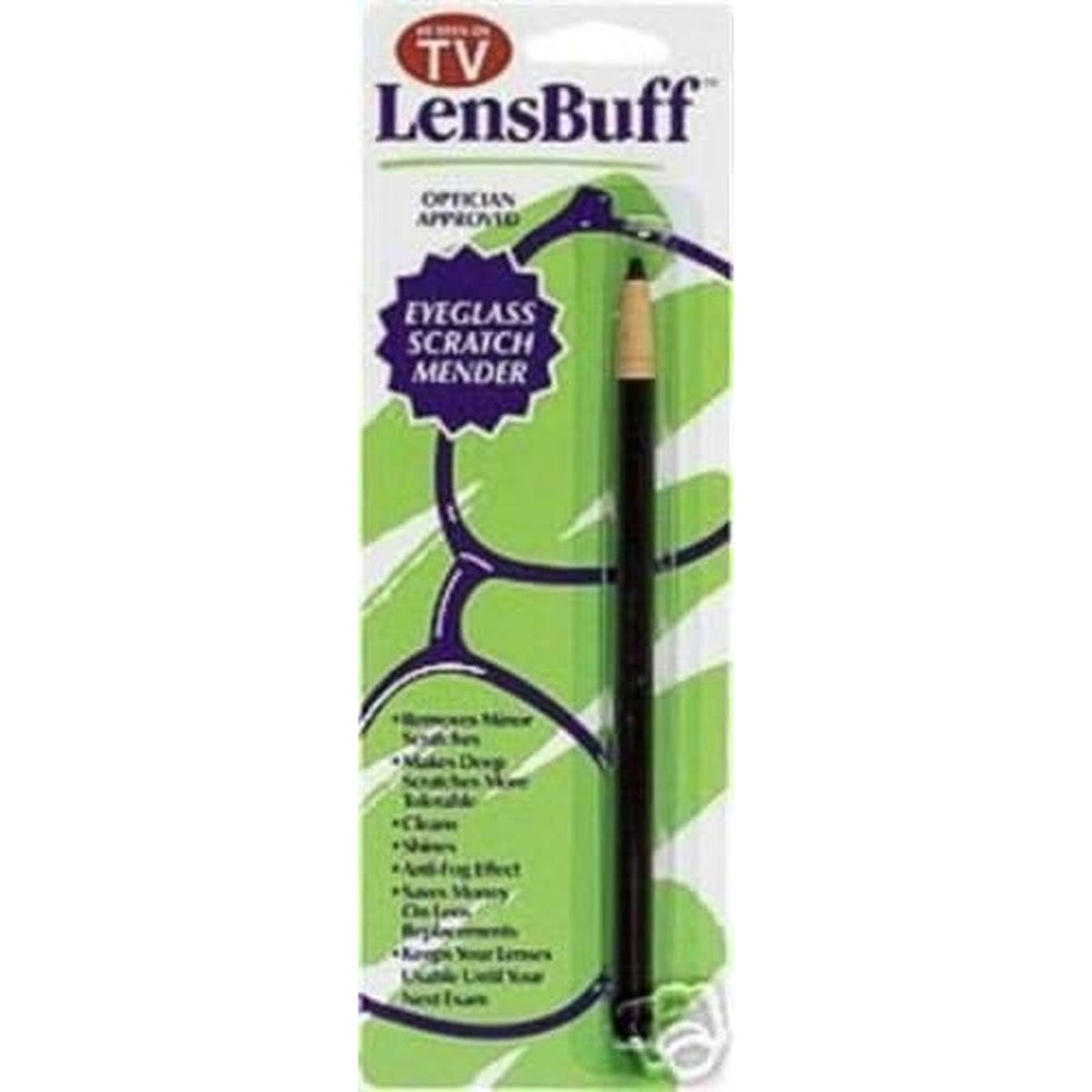 AHYGZWZSYC Cadie LensBuff eyeglass scratch remover stick front view for plastic lens polishing