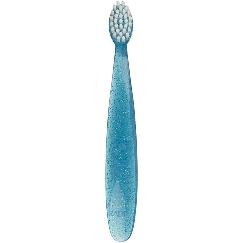 RADIUS Totz Toothbrush Blue Sparkle front view authentic toddler oral care