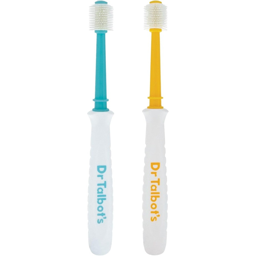 Dr. Talbot's Toddler 360 Degree Toothbrush front view for kids oral hygiene.