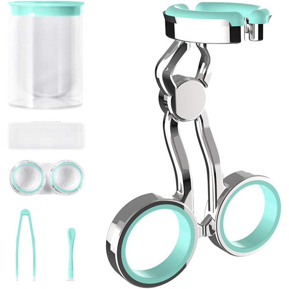 Aitime contact lens inserter and remover tool kit in green front view