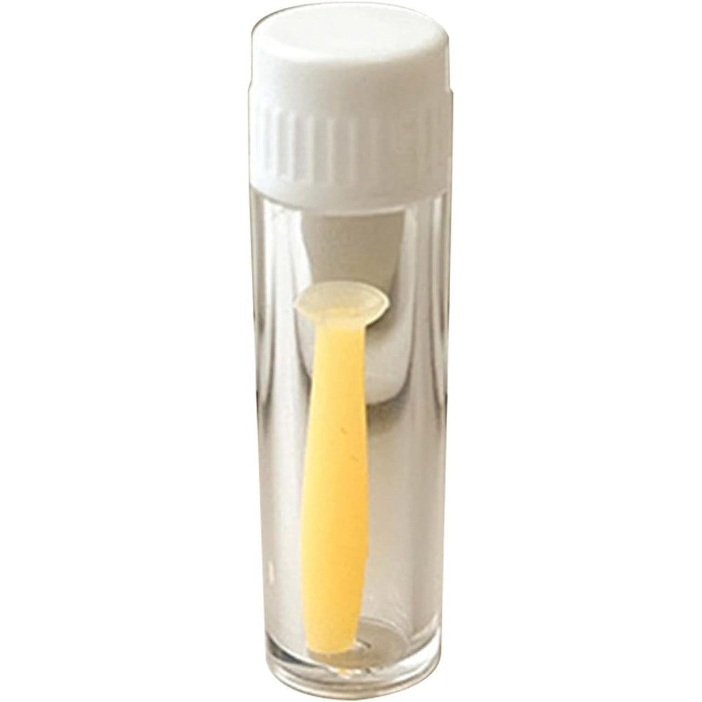 Casno soft silicone contact lens insertion tool front view yellow