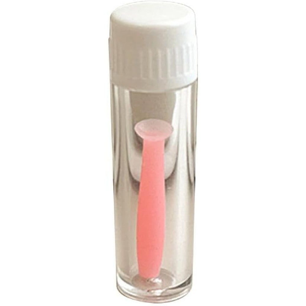 WsjiaboFux pink soft silicone contact lens insertion tool front view