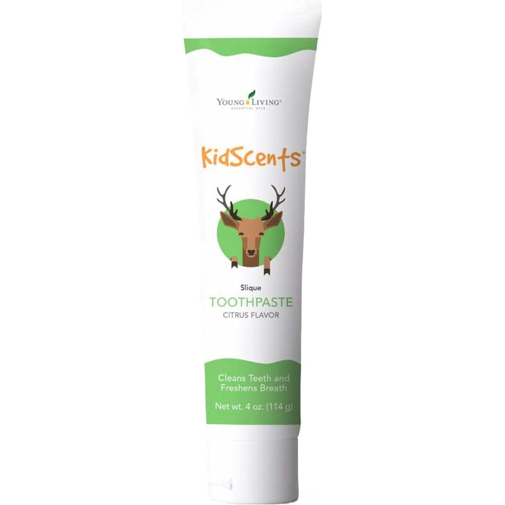 Young Living KidScents Slique Toothpaste front view natural kids oral care
