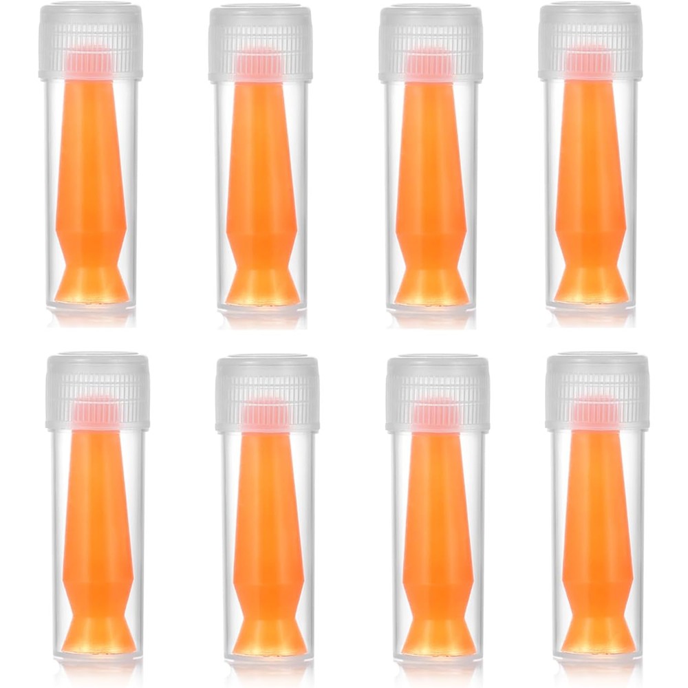 Dhsuuuup 8 pack scleral lens inserter tool orange front view