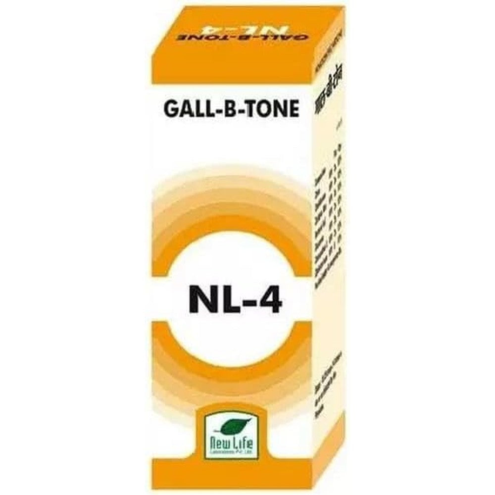 Happy Heal NL-4 Gall-B-Tone Drops 30 milliliter bottle front view for liver and gallbladder health support