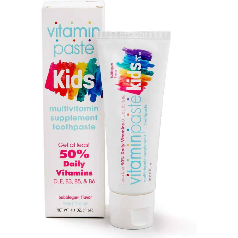 Vitaminpaste Kids Multivitamin Toothpaste front view for daily oral care.