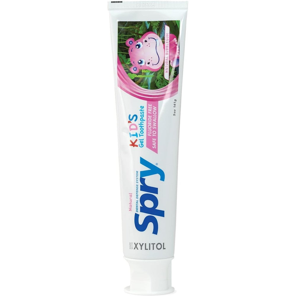 Spry Kids Xylitol Toothpaste Bubble Gum 5 Ounce front view