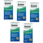 Bausch and Lomb Boston Rewetting Drops front view of five pack carton for rigid gas permeable lenses