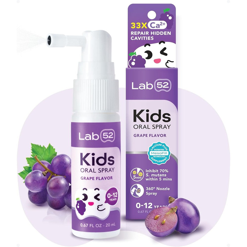 LAB52 Kids Oral Spray front view for toddler cavity prevention.