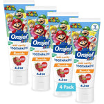 Orajel Kids Super Mario Anti-Cavity Toothpaste front view fluoride protection