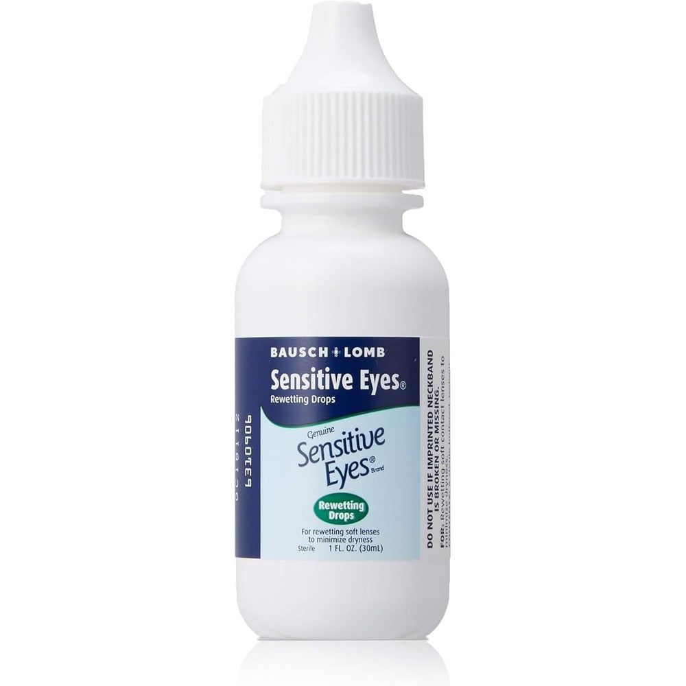 Bausch + Lomb Sensitive Eyes Contact Lens Rewetting Drops front view authentic imported eye drops