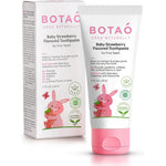 BOTAO Fluoride Free Baby Toothpaste strawberry flavor box front view organic training care