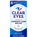 Clear Eyes Contact Lens Relief Eye Drops front view for authentic imported eye care India