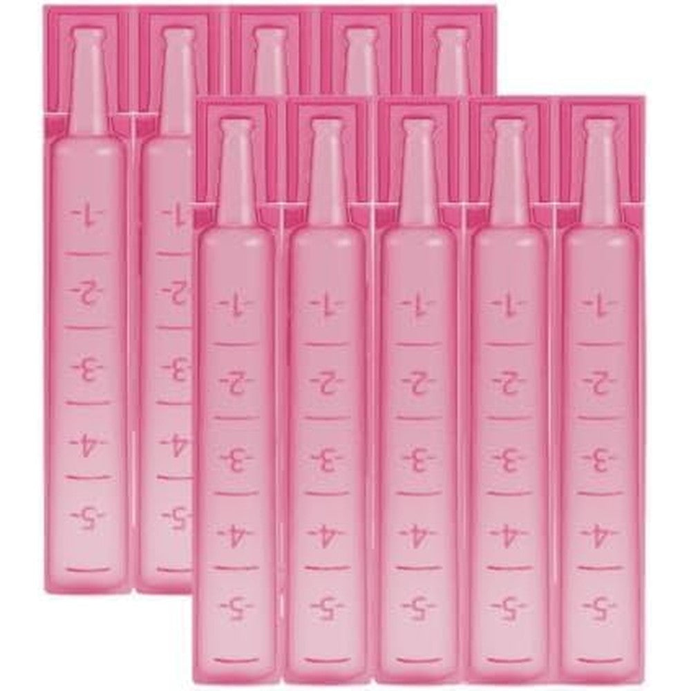 AbsorbEase sterile saline solution 5 milliliter vials in 100 count box front view