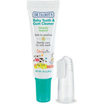Dr. Talbot's Baby Toothpaste and silicone massager front view training kit