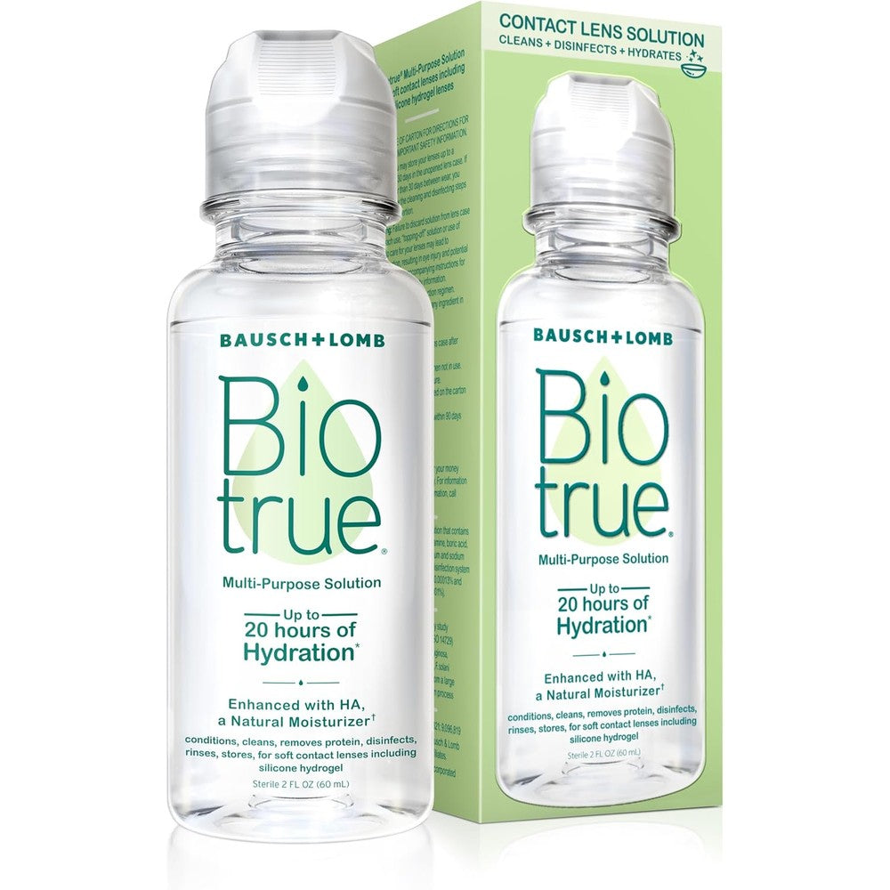 Bausch and Lomb Biotrue Multi Purpose Contact Lens Solution front view