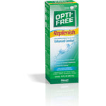 Opti-Free Replenish multi-purpose disinfecting solution bottle front view