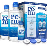 Bausch and Lomb Renu Advanced multi-purpose contact lens solution bottles