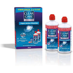 Clear Care cleaning and disinfecting solution twin pack front view