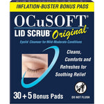 Ocusoft Lid Scrub Original Pre-Moistened Eyelid Cleanser 35 Count Inflation Buster With 5 Extra Pads For Daily Eye Hygiene - Image 1