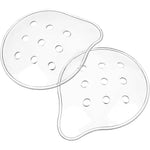 Dimeho 9-Hole Plastic Eye Patch front view showing clear ventilated design