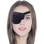 FCAROLYN 3D Contoured Eye Patch front view showing the concave black right eye shield design.